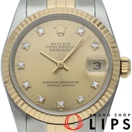 Rolex Datejust Boyz 68273G(9) - 10鑽腕錶，附原廠錶盒和保固卡。 18K黃金/不鏽鋼材質。顏色男士腕錶。已全面保養和拋光。 1987年款。成色極佳。 [二手]