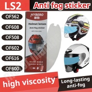Motorcycle Helmet Lens Anti Fog Sticker Suitable for LS2 Half Helmet OF562/608/508/602/616/600 High 