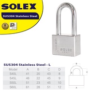 Solex S กุญแจคล้องแสตนเลส