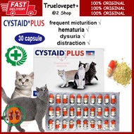 VetPlus Feline Cystaid Plus 30 Cap Urinary Tract Supplement Ubat Batu Karang Kucing Kencing Tak Lawas Kidney Stone Ubat Lawas Kencing Kucing Susah Kencing Ubat Kucing Kencing Berdarah
