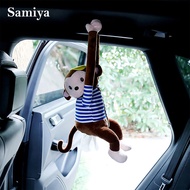 Cute cartoon tissue box holder monkey cartoon car tissue box fabricmonkey