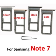 Dual SIM Card Tray Holder For Samsung Galaxy Note 7 N970 N970F N970FD Housing Micro SD SIM Card Adap