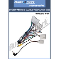 Toyota Vios 2023 Socket Android Canbus (LHL-1049#)