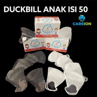 Terbaru Masker duckbill anak polos isi 50 pcs / masker duckbill anak