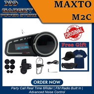 Maxto M2C Bluetooth Radio Intercom Helmet 6 Rider Alt M2 M3 EJEAS Q7 V6 PRO