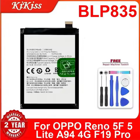 BLP835 Mobile Phone Battery For OPPO Reno 5F 5 Lite A94 4G F19 Pro Rechargeble Batteries