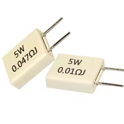 RX27-6 MPR BPR SLR 56 5Watt Non Inductive Cement Resistance 0.015/0.22/0.25/0.33/0.47/0.5/0.68/0.75/
