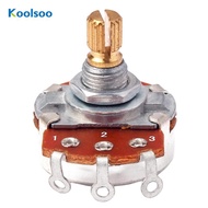 [Koolsoo] 5pcs/Lot Guitar Accessory Pot b250k Split Shaft Potentiometer Audio Key Tone