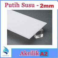 Acrylic A2 Sheet 2mm Acrylic 2 mm Milk White Marga Cipta
