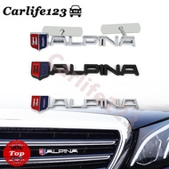 ALPINA Logo Front Grille Emblem / Rear Trunk Badge Metal Sticker