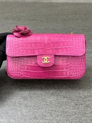 Chanel crocodile mini cf