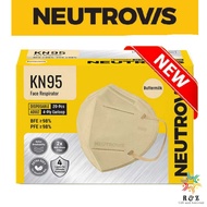 [New Arrivals] Neutrovis KN95 Buttermilk Medical Face Mask / Neutrovis KN95 Mask / Neutrovis Medical Face Mask