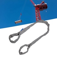 officestucio-SG Round Lifting Sling  Double Buckle PES Crane Straps Wide 3.3in 4T Capacity for Ships