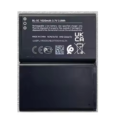 New BL-5C Battery for Nokia 1100 1200 1650 2300 2310 2600 2610 3100 3120 3650 5130 6030 6600 Cell Ph