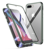 IPHONE Casing 6Giphone | 6G+ | 9G+ XS Max/ | 11 6.1 2019 Magnetic Two Face 2IN1 Glass Hard Case