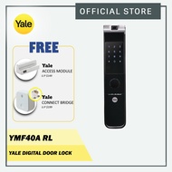 Yale YMF40A RL Digital Fingerprint Roller Mortise Door Lock (FREE Yale Connect Bridge/DDV1/TOP UP SGD100 FOR DDV3)