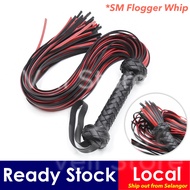 [Ready Stock] Rosie Fetish PU Leather Sex Flogger Whip BDSM Slave Spanking Paddle SM Whip BDSM Flogg