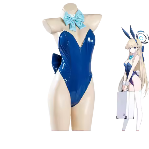 Blue Archive Cosplay Asuma Toki Costume Bunny Girls Jumpsuit Cute Rabbit Ears Halloween Christmas Pa