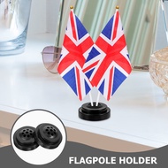 3pcs Mini Flag Holder Stand Small Flags Stand Office Outdoor Flag Holder Desk Flag Stand