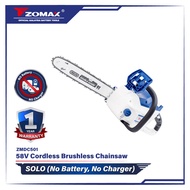 ZOMAX ZMDC501 58V Cordless Brushless Chainsaw (SOLO - No Battery, No Charger)
