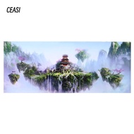 CEASI Fish Tank Background Poster, PVC 61x30cm Size Aquarium Background Poster, Decoration Sticker W
