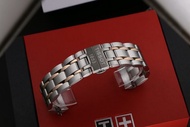 สายนาฬิกาไทซือ Tissot 1853 แท้ สายหนังสแตนเลส สายนาฬิกา สายนาฬิกาแบบหัวเข็มขัดแบบเปิด สายนาฬิกาแบบอเ