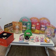 lulu豬 罐頭豬 盲盒 熱狗豬 漢堡包豬 吊卡