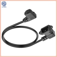 90 Degree IEC C13 to C14 Power Extension Cable C13 Female to Right Angle C14 Male Right Angle Connec
