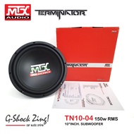 MTX audio Teaminator Subwoofer เครื่องเสียงรถยนต์ ลำโพงซับวูฟเฟอร์ ดอกลำโพง10นิ้ว กำลังขับ 300วัตต์/Watts.(150W Rms) MTX รุ่น TN10-04 =1ดอก