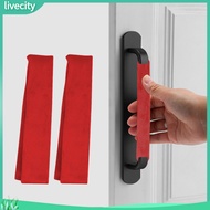 livecity|  Refrigerator Handle Cover Easy to Clean Door Handle Protector 2pcs Adjustable Refrigerator Door Handle Cover Set for Home Decoration Protect Your Appliance Handles