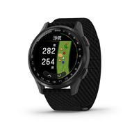 GARMIN Approach S50 43mm GPS Golf Smart Watch - Black with Black Nylon