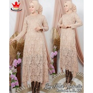SEMI GAMIS BROKAT [ ATASAN AJA ] Long Tunik Brokat Umbrella / Realpick / kebaya modern / Kebaya Wani