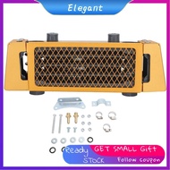 Eleganthome Engine Oil Cooling Radiator Fast Motorcycle Cooler Kit Effective for 50cc To 250cc Dirt Bike ATV