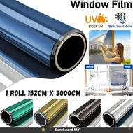 1 roll tinted film/ Tinted rumah / Window Film / tinted kereta/ Reflective Film / Mirror Film / tint