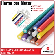 AWG14 CABLE 1015 CABLE AWG 14 CABLE 14 AWG CABLE TINED COOPER PER METER