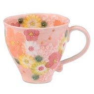 工房ゆずりは 紅彩花化粧マグカップ
