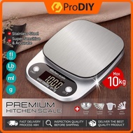 PRODIY 10kg LCD Digital Scale Digital Kitchen Scale Timbang Digital Penimbang Digital Penimbang Maka
