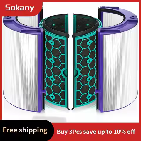 Hepa Carbon Filter For Dyson TP04 HP04 DP04 TP05 HP05 Pure Cool Hepa Purifier Sealed Two Stage 360 D