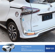 Toyota Sienta JSL Reflector Lamp Cover/Rear Reflector Bumper Chrome