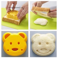 factoryoutlet2.sg Cute Animal Sandwich Mold Cutter Bear Dog Dinosaur Shape Cake Bread Toast Maker Hot