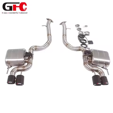 GFC 304 Stainless Steel High-Performance Electronic Valve Exhaust Muffler System for Lexus iS350 3.5