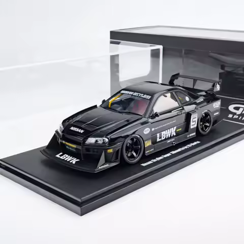 GT Spirit 1:18 Scale Resin NISSAN GTR R34 Supercar Toys Cars Model Classics Nostalgia Adult Gifts So