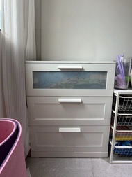 ikea 宜家 Brimnes 白色三層儲物櫃