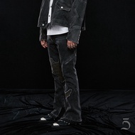 D5OVE CHAOS Distressed Niche Jeans