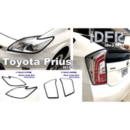 Creative First Toyota Prius XW30 3rd Generation 3.5th 2009~2015 Bright Black Painted Front Light Fra