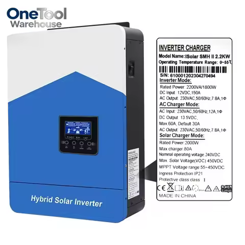 Professional Hybrid Solar Inverter 7kw 48v MPPT Solar Charge Controller Inverter