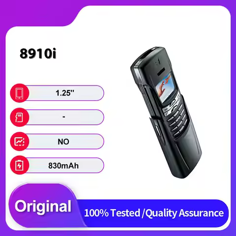 Original Unlocked 8910i Single Sim GSM 900/1800 2G Bluetooth Mobile Phone Russian Arabic Keyboard Ma