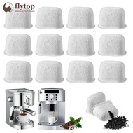 FLYTOP 12packs Coffee Machine Charcoal Filter Reduces Impurities Espresso Machine Water Filter Repla