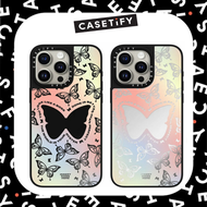 New CASETiFY x You Give Me Butterflies Mirror Shockproof Phone Case with Magsafe for iPhone 15 Pro Max / iPhone 14 Pro Max / iPhone 13 Pro Max / iPhone 12 Pro Max Phone Case Protective Cover