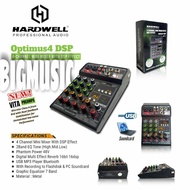 Mixer Hardwell Optimus 4 Original 4 Channel Bluetooth - PC Soundcard